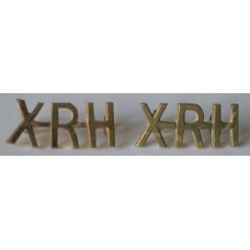 10th Royal Hussars shoulder badges