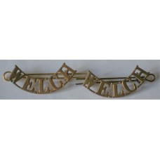 Welch Regiment shoulder badges