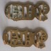 Queen's Dragoon Guards shoulder badges