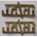 16/5th Lancers shoulder badges