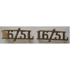 16/5th Lancers shoulder badges