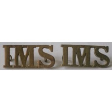Indian Medical Service shoulder badges