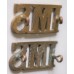 Indian Medical Service shoulder badges