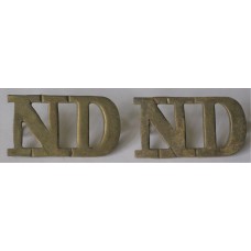Rhodesian Native Department shoulder badges (also worn on the fez)