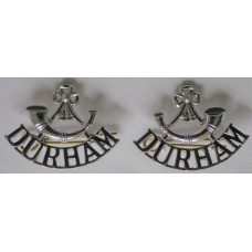 Durham Light Infantry shoulder badges