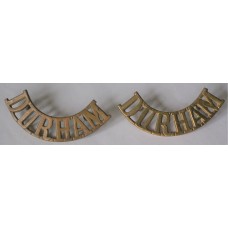 Durham Light Infantry shoulder badges