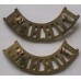 Durham Light Infantry shoulder badges
