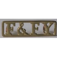 Fife & Forfar Yeomanry shoulder badge