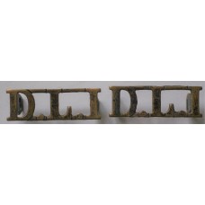Durham Light Infantry shoulder badges
