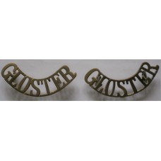 Gloucestershire Regiment shoulder badges