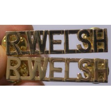 Royal Welsh Regiment shoulder badges