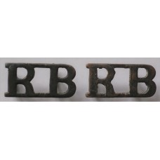 Rifle Brigade shoulder badges
