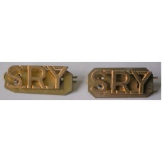 Sherwood Rangers Yeomanry shoulder badges