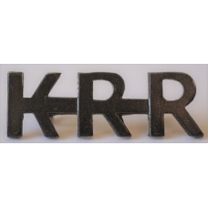 King's Royal Rifle Corps shoulder badge