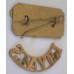 Loyal (North Lancashire) Regiment shoulder badges