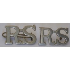 Royal Scots (The Royal Regiment) shoulder badges