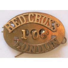 Red Cross shoulder badge - London District 108