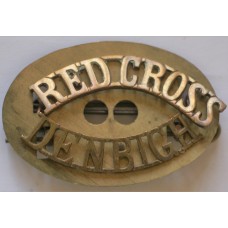 Red Cross shoulder badge - Denbigh