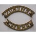 Red Cross shoulder badge - Warwickshire
