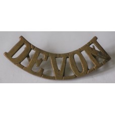 Red Cross shoulder badge - Devon