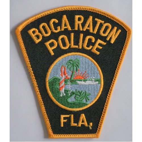 Boca Raton Police patch, Florida