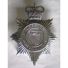 Norfolk Constabulary helmet plate