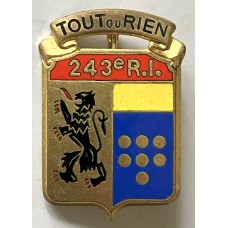 243rd Infantry Regiment unit badge