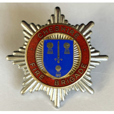 Cheshire Fire Brigade cap badge 