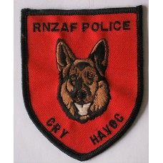 Royal New Zealand Air Force Police Dog Section patch 