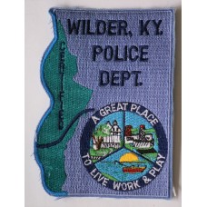 Wilder Police Department patch, Kentucky