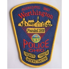 Worthington Police patch, Ohio