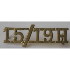 15th/19th Hussars shoulder badge