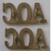 Army Ordnance Corps shoulder badges
