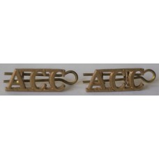 Army Catering Corps shoulder badges