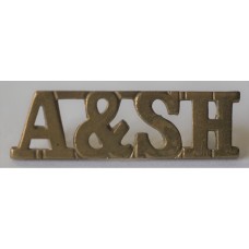 Argyll & Sutherland Highlanders shoulder badge