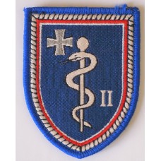 Bundeswehr 2nd Medical Command sleeve patch 