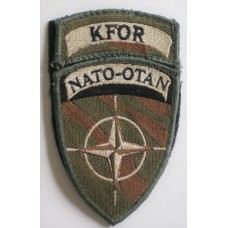 Polish made version of the KFOR NATO unit patch 