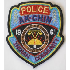 Ak-Chin Indian Community Police patch, Arizona 
