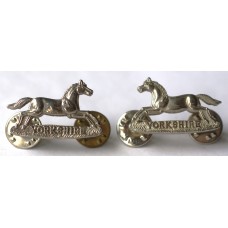 Yorkshire Regiment collar badges 