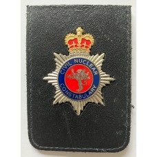 Civil Nuclear Constabulary warrant badge