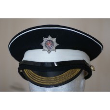 Coldstream Guards Warrant Officer visor cap and cap badge from the 1960s