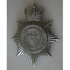 Cleveland Constabulary helmet plate 1980-2000
