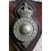 Manchester Police mounted unit pre 1953 King's Crown Martingale Badge and bridle fittings 