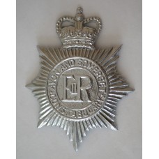 Avon and Somerset Constabulary helmet plate 1974-80