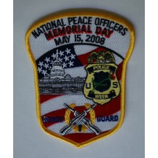 2008 National Peace Officers Memorial Day Honor Guard unit patch 
