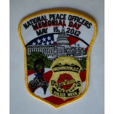 2012 National Peace Officers Memorial Day Cycle unit patch 