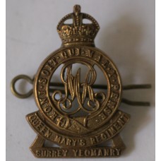 Surrey Yeomanry cap badge 