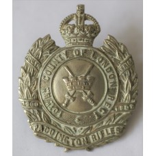 10th Battalion (Paddington Rifles) County of London Regiment cap badge 