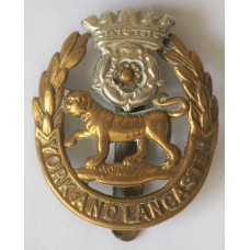 York and Lancaster Regiment cap badge 