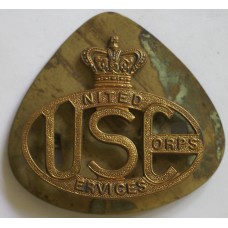 United Services Corps cap badge 